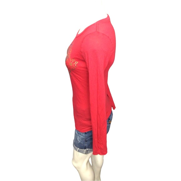 Juicy Couture Red Long Sleeve Top - Picture 3 of 4